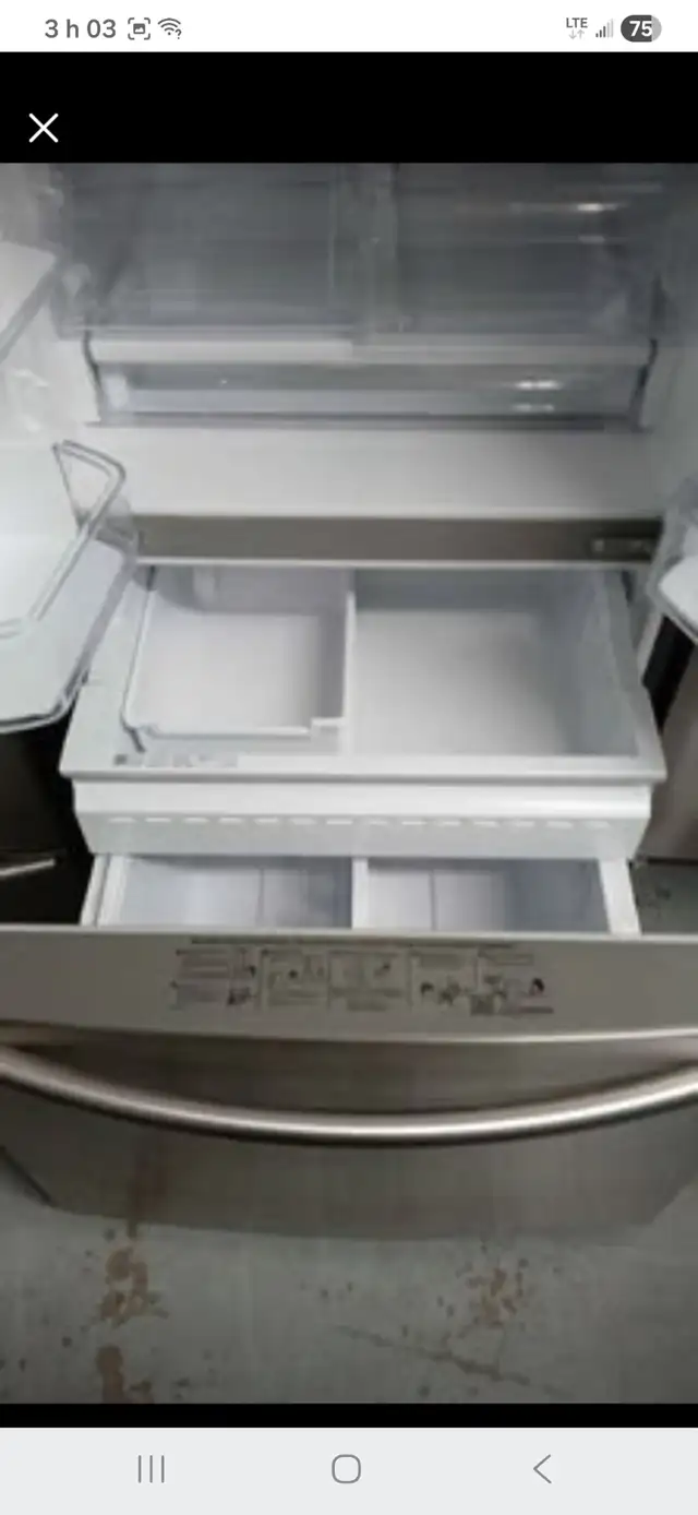 Réfrigérateur INOX portes françaises/Service de livraison offert - Photo 3