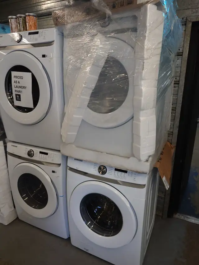 Samsung '27' White Front Load Washer and Dryer Set on Sale‼️ - Photo 2