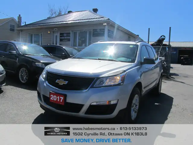 2017 Chevrolet Traverse AWD, No Accidents, 7 riders, CERTIFIED W