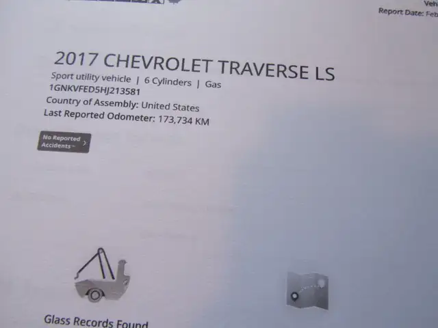 2017 Chevrolet Traverse AWD, No Accidents, 7 riders, CERTIFIED W - Photo 16