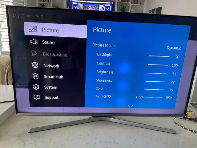 Samsung 40" smart tv