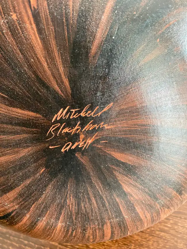 Arizona native pottery , Tohono O’Odham, Mitchell Blackhorse - Photo 3