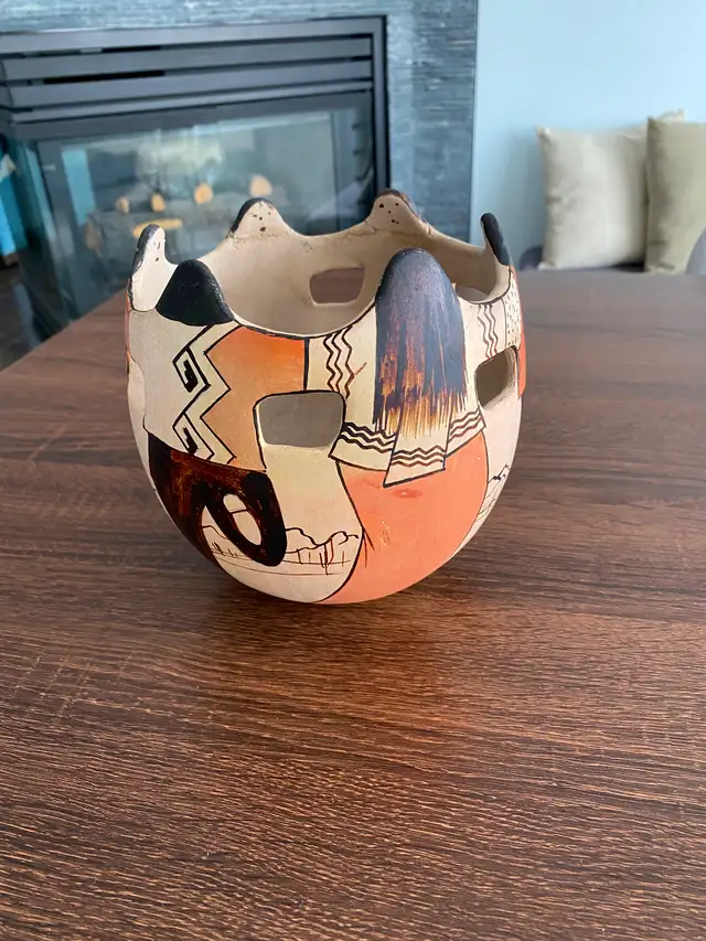 Arizona native pottery , Tohono O’Odham, Mitchell Blackhorse - Photo 5