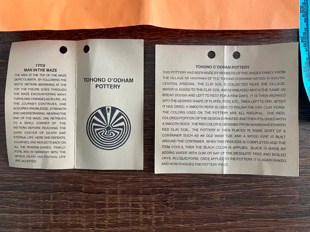 Arizona native pottery , Tohono O’Odham, Mitchell Blackhorse - Photo 10