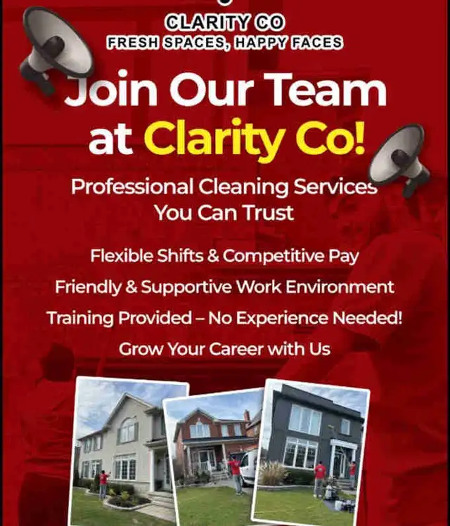 HIRING CLEANER