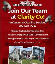 HIRING CLEANER