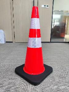 Orange Safety Cones Traffic Control - Photo 2