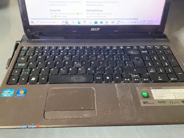 Acer aspire laptop computer