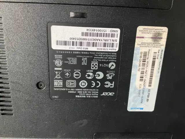 Acer aspire laptop computer - Photo 2