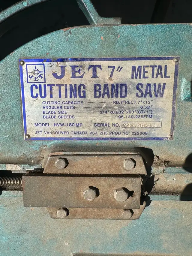 7 inch industrial bandsaw for cutting steel - Photo 4