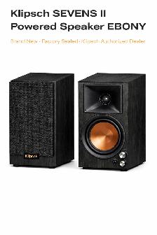 Klipsch The Sevens II Powered Speakers – Ebony