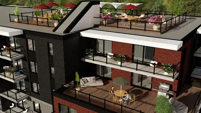 4 1/2 Charlesbourg – ascenseur- jardin sur le toit–juin ou juil. - Photo 6