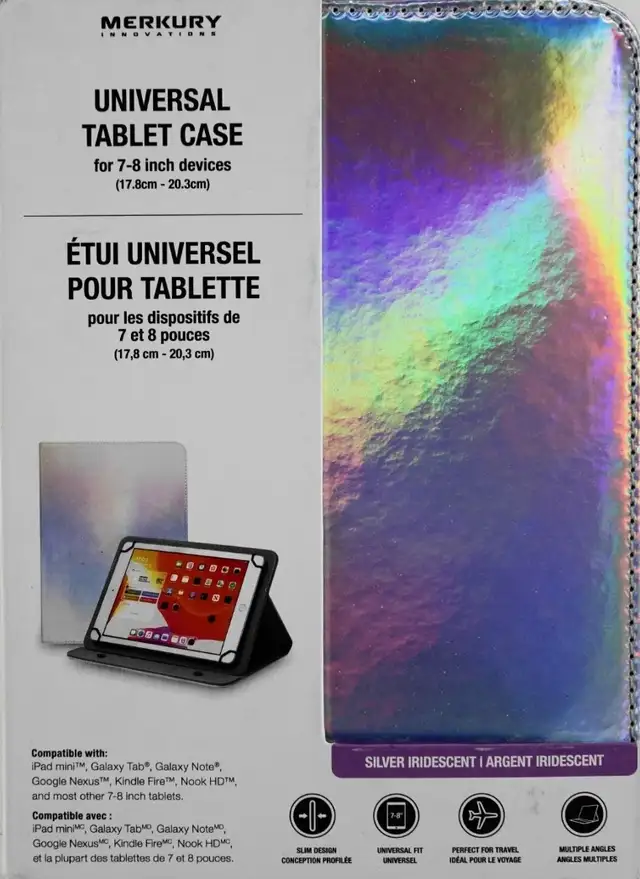 ★ Mercury Android IPad case casing for Tab.et 7' 8' Size ★ New ★ - Photo 2