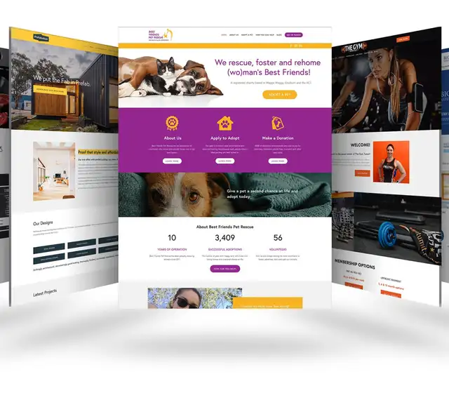 Stand out online with a website that’s both beautiful and functi