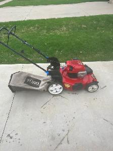 Excellent Used  "Toro "  Lawnmower Recycler 22"