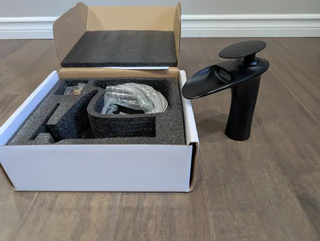 Brand New Matte Black Bathroom Faucet For Sale - Photo 2