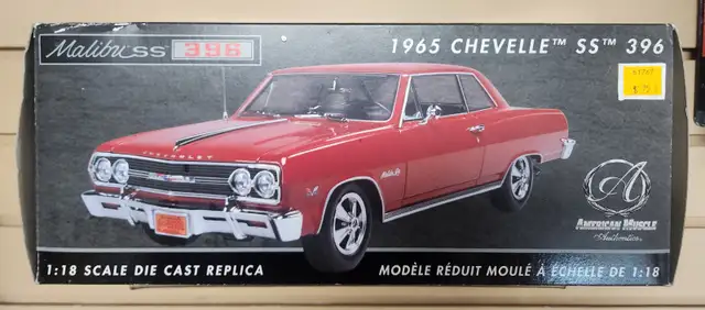 American Muscle 1965 Chevelle SS 396 1:18 Scale Die Cast Replica - Photo 3