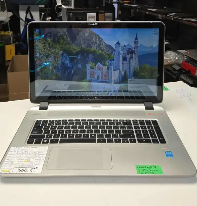 Laptop HP Envy 17" Tactile | i7 | 16GB RAM | SSD