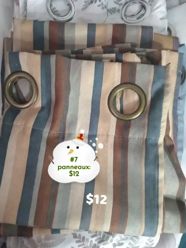 Rideaux à oeillets métalliques disponible - Photo 5