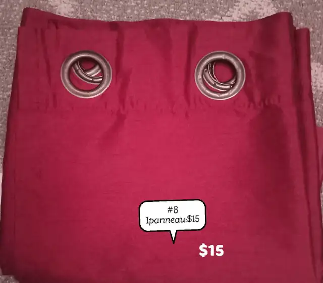 Rideaux à oeillets métalliques disponible - Photo 6