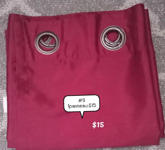 Rideaux à oeillets métalliques disponible - Photo 7