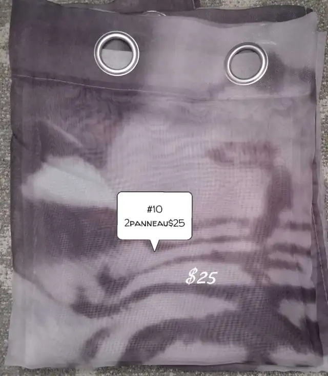 Rideaux à oeillets métalliques disponible - Photo 8