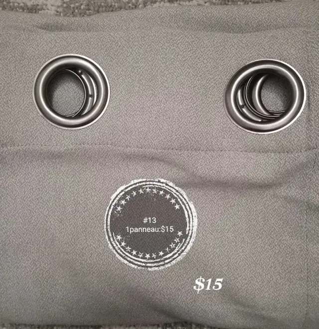 Rideaux à oeillets métalliques disponible - Photo 9