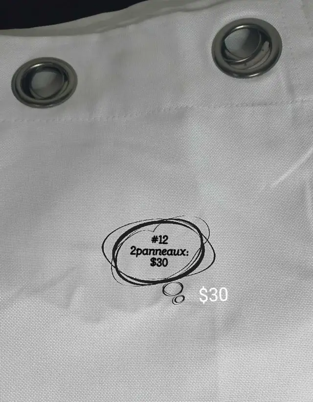 Rideaux à oeillets métalliques disponible - Photo 10