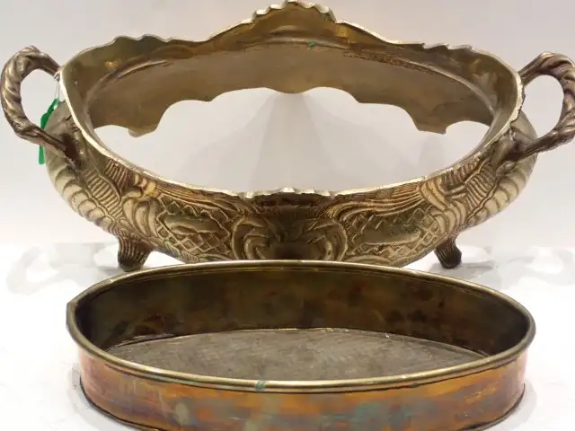 Brass Footed and Handled Dish - Photo 2