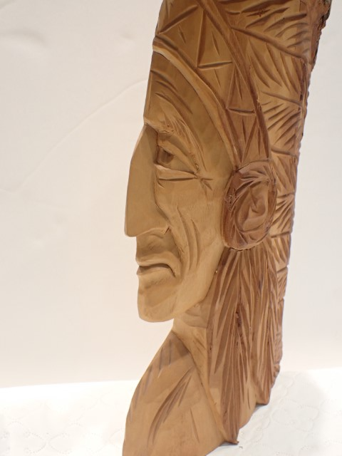 Signed Wooden Warrior - Photo 3