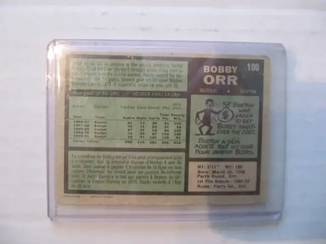 Bobby Orr Boston Bruins Defense OPC #100 Trading Card Circa 1971 - Photo 6