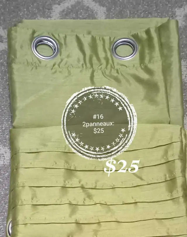 Rideaux oeillets métalliques disponible - Photo 3