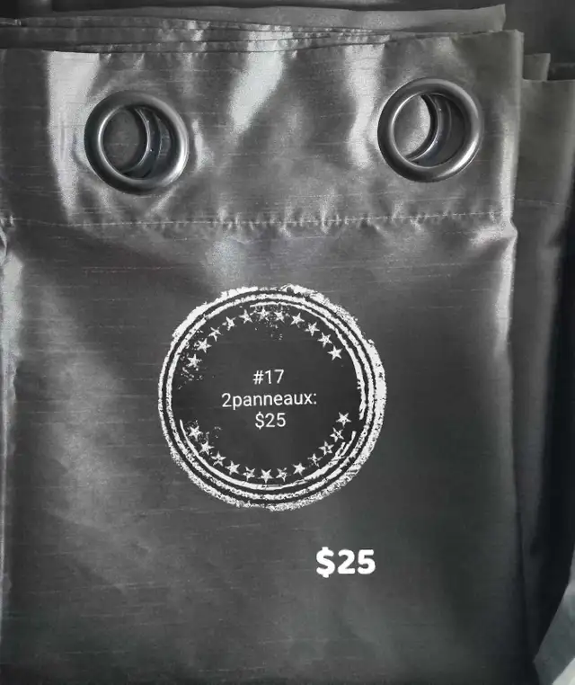 Rideaux oeillets métalliques disponible - Photo 4