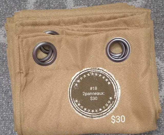 Rideaux oeillets métalliques disponible - Photo 5