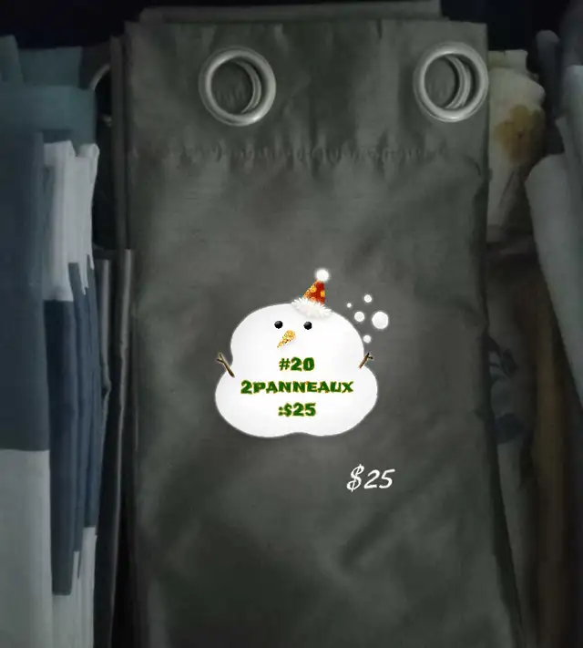 Rideaux oeillets métalliques disponible - Photo 7