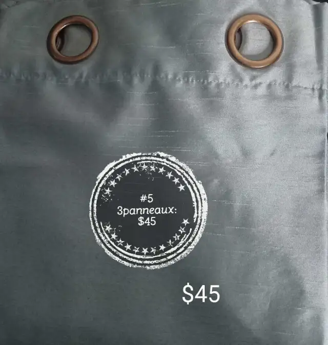 Rideaux à oeillets métalliques disponible - Photo 2