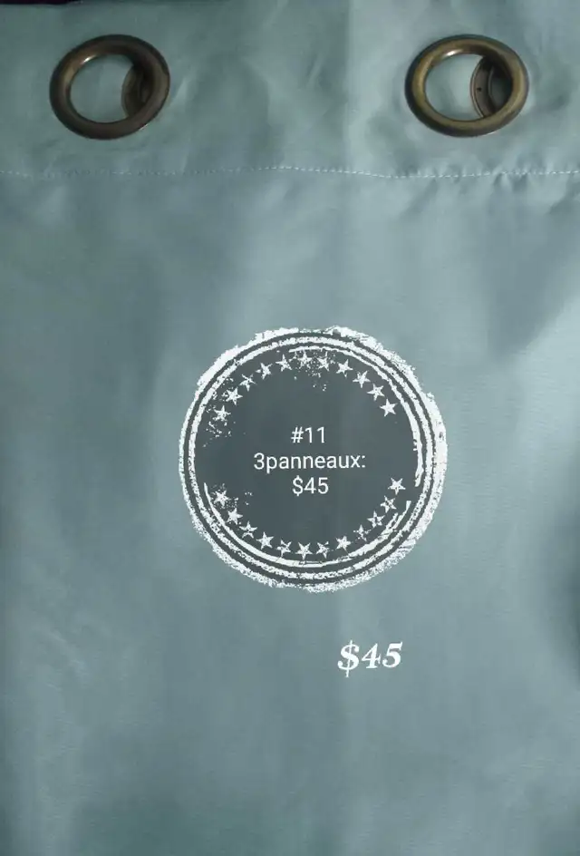 Rideaux à oeillets métalliques disponible - Photo 3