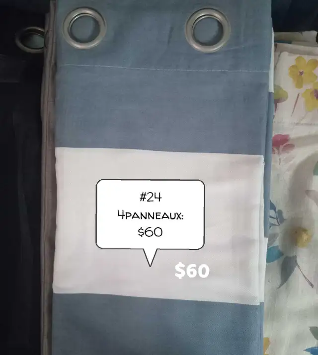 Rideaux à oeillets métalliques disponible - Photo 5