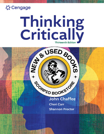 Thinking Critically 13th Edition by John Chaffee 9798214144702