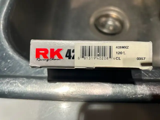 NEW RK 428MXZ HEAVY DUTY MOTORCROSS RACING CHAINAS PICTURED - Photo 2