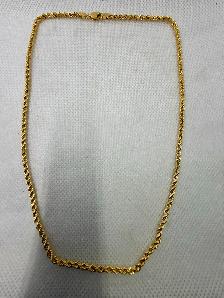 10K Gold Rope Chain~18'