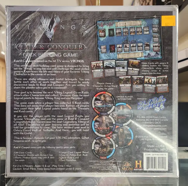 Vikings Raid and Conquer Deck Building Board Game Brand New - Photo 2