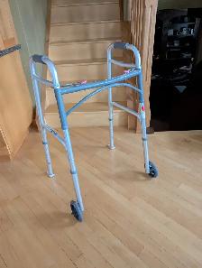 Drive Folding 2-wheel Walker (Front 5" Wheels)