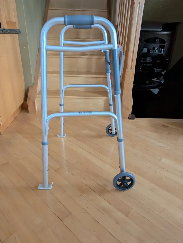 Drive Folding 2-wheel Walker (Front 5" Wheels) - Photo 3