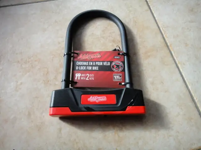 cadenas en U très robuste pour vélo ou scooter - Photo 3