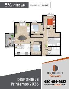 Superbe condo locatif – 5 ½ | Napierville - Photo 2