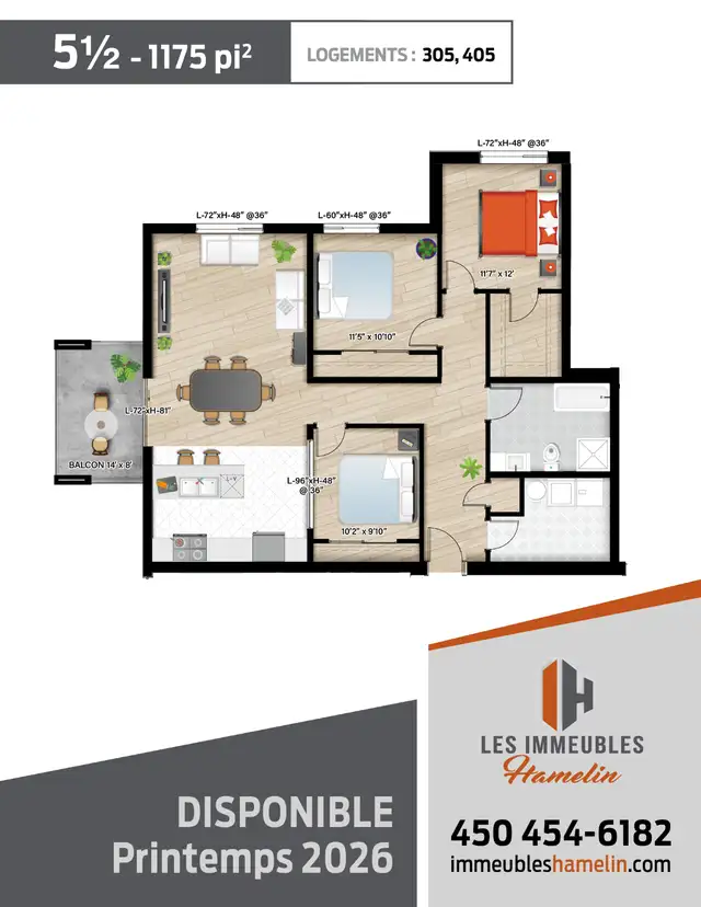 Superbe condo locatif – 5 ½ | Napierville - Photo 3