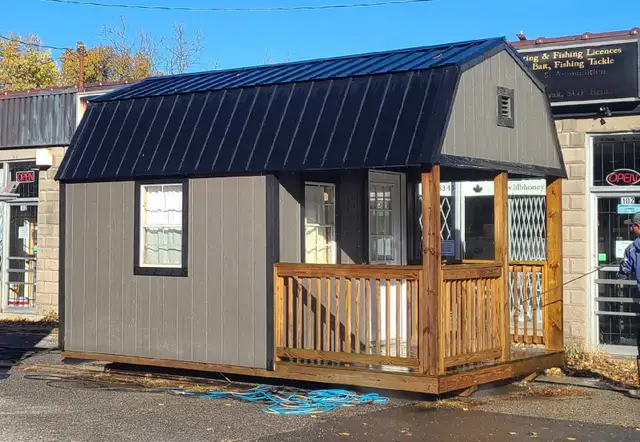 Premier Lofted Barn Cabin 10x16