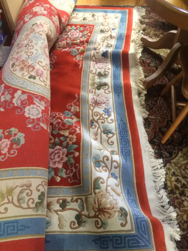 EXCELLENT LARGE 8 X 10 HANDMADE ORIENTAL STYLE WOOL RUG - Photo 7