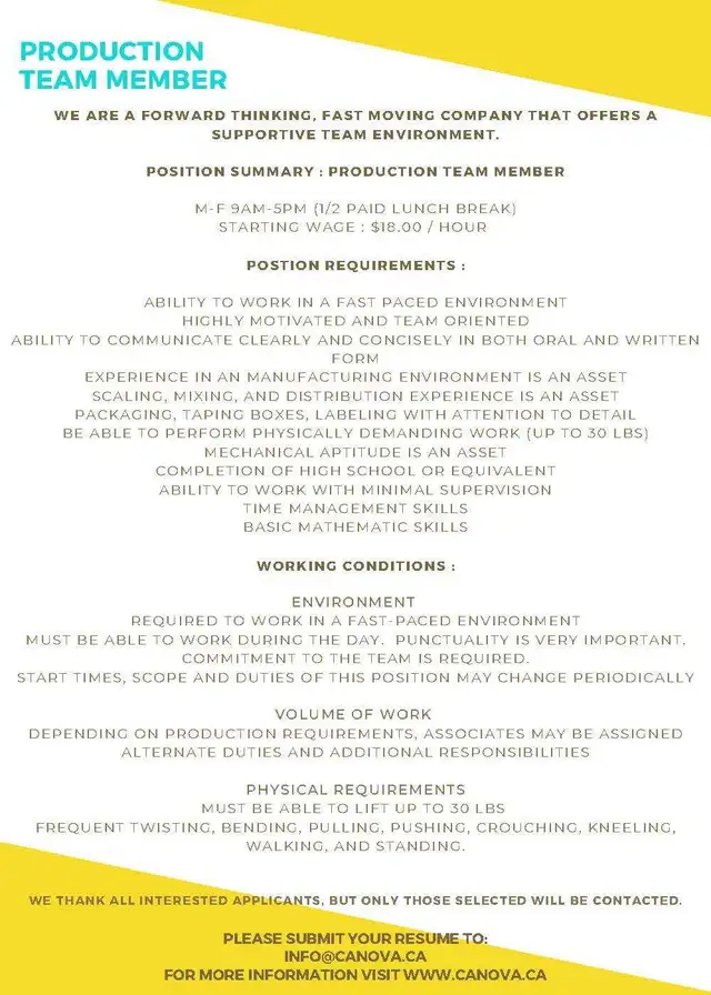 Work Opportunity - Canova Bakery - Photo 2